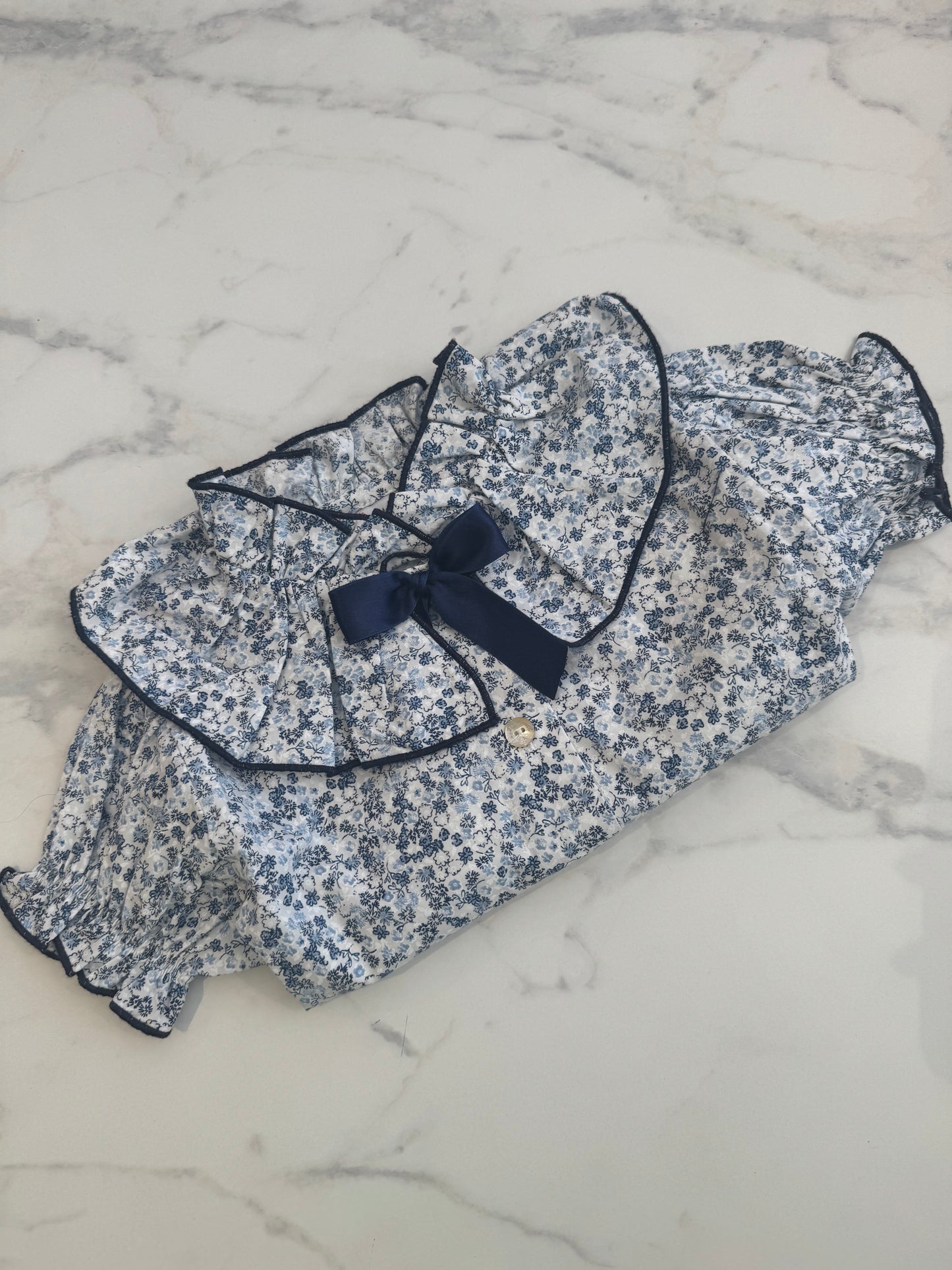 Navy blouse