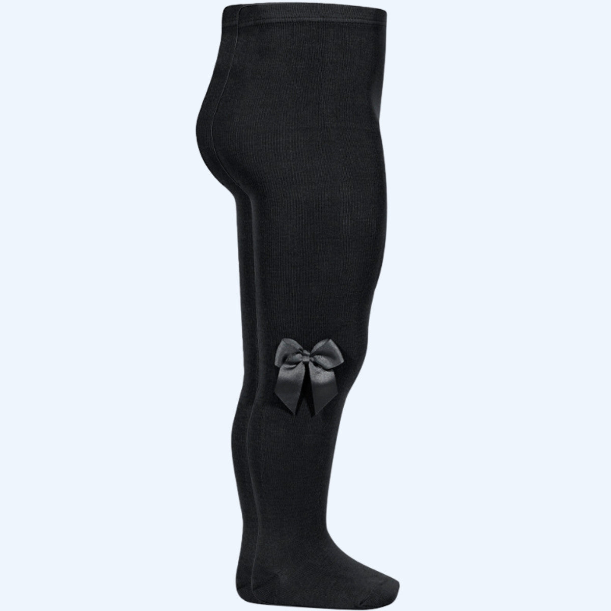 Black panty condor with bow