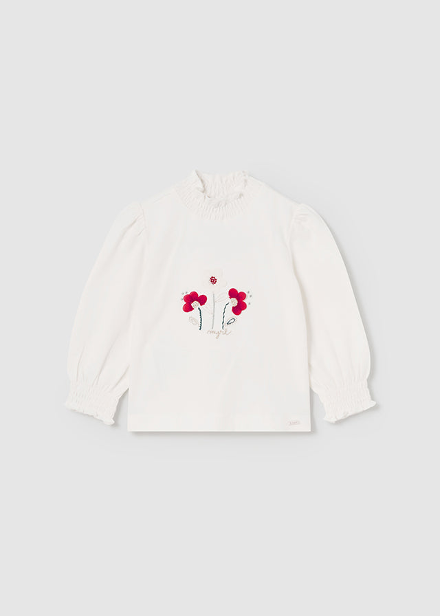 Natur-cher Mockneck sweater Mayoral