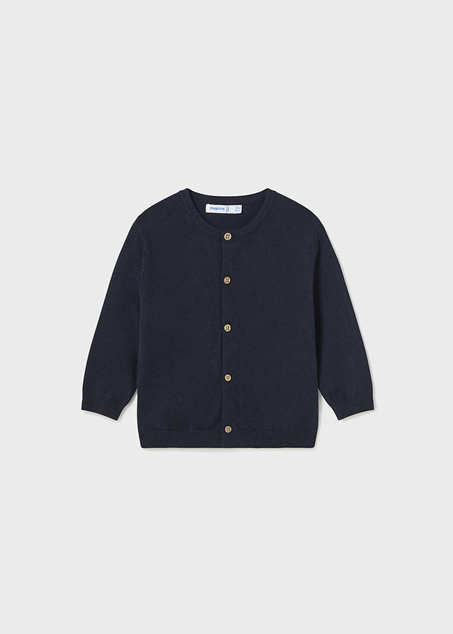 Navy knitting pullover