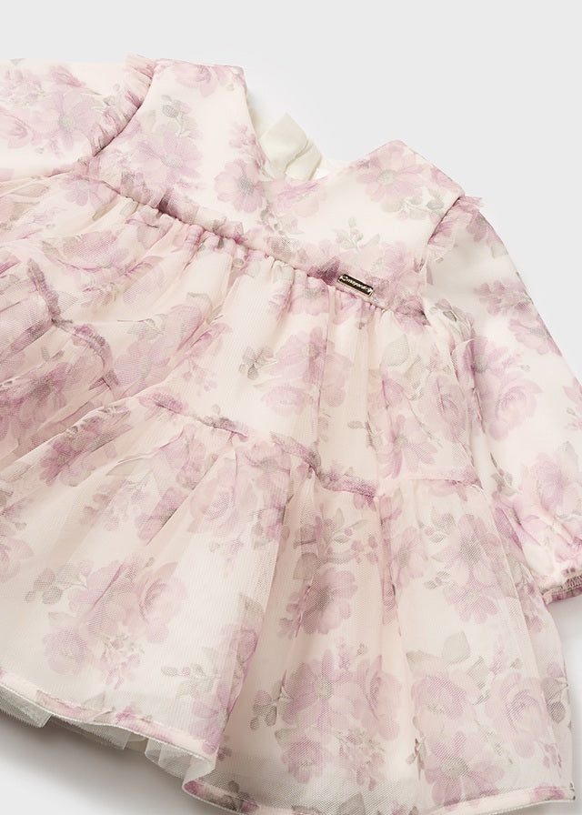 Blush tulle dress