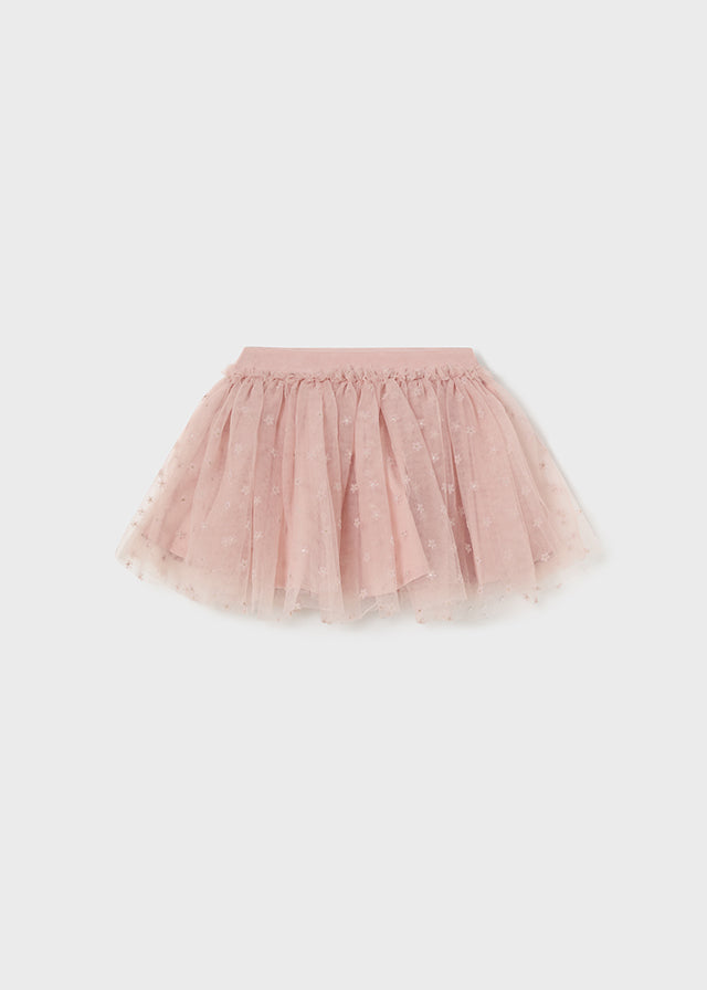 Blush tulle skirt