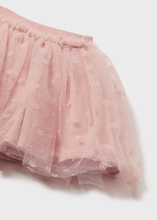 Blush tulle skirt