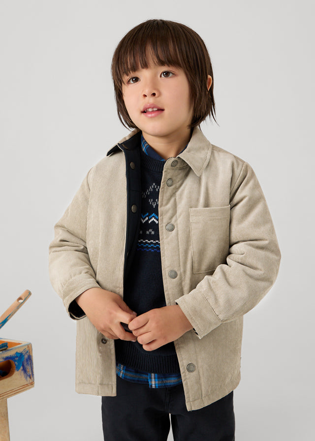 Blue black overshirt