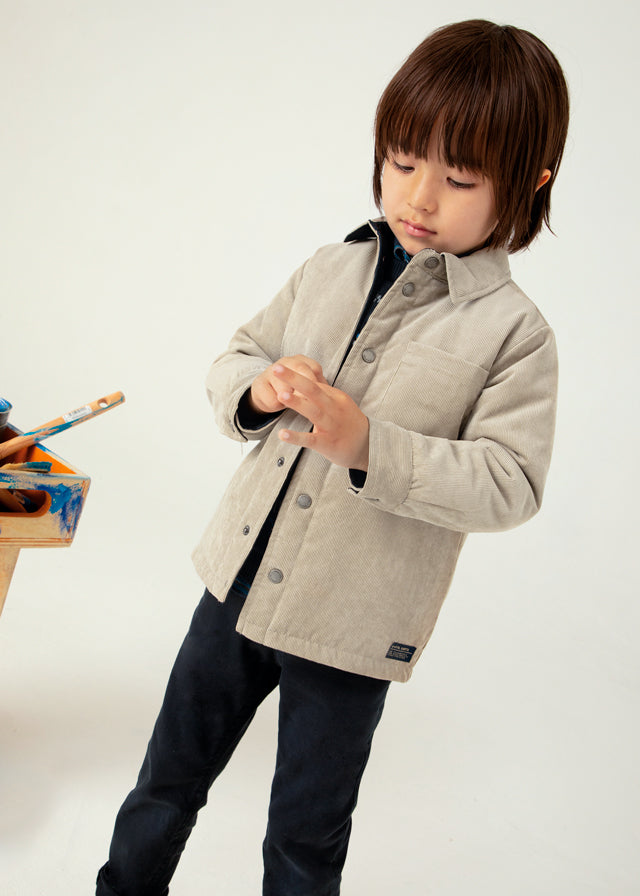Blue black overshirt