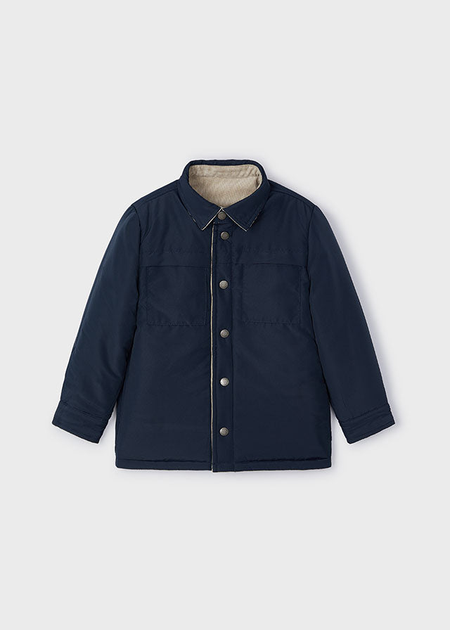Blue black overshirt