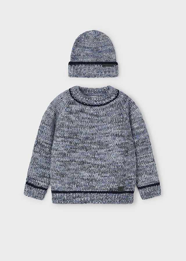 Cloud jersey hat set mayoral