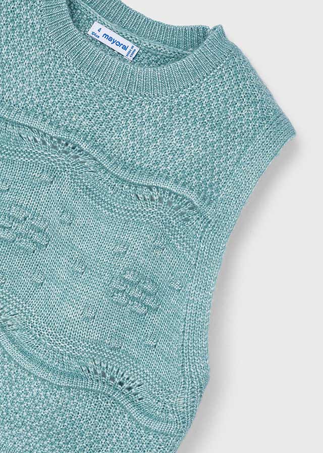Emerald knitting vest
