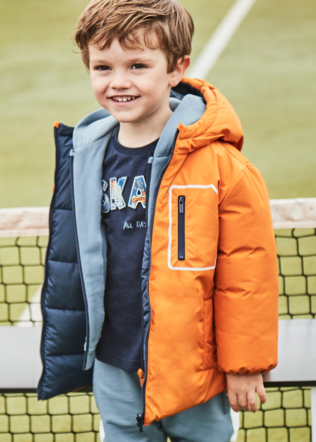 Dark carro reversible coat mayoral