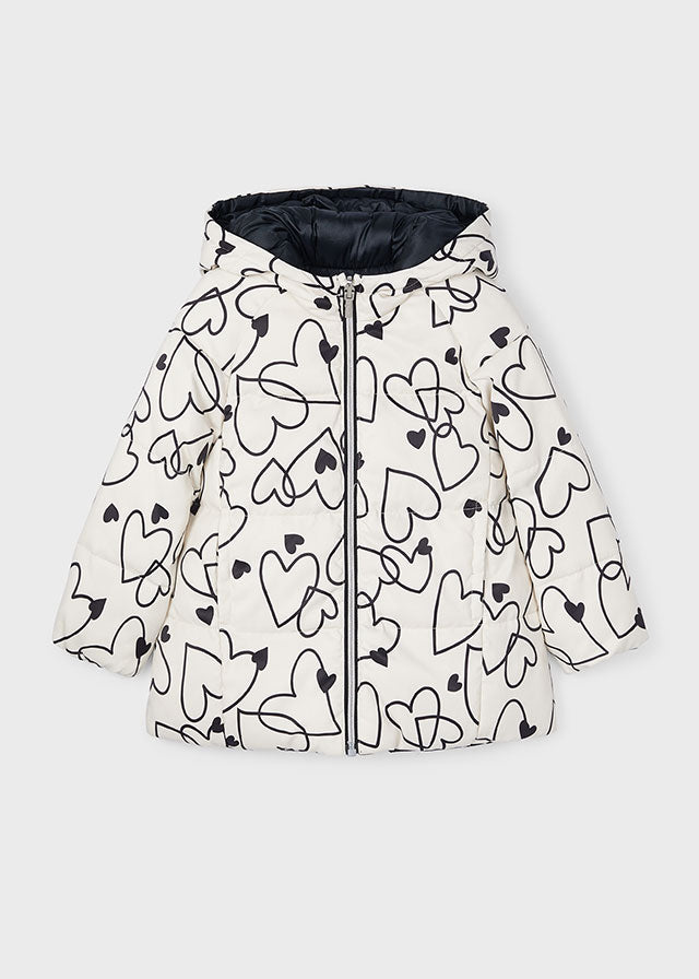 Black reversible coat