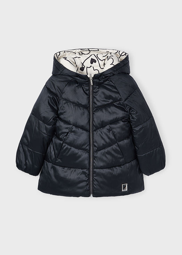Black reversible coat