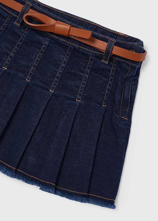 Denim skirt with belt mayoral