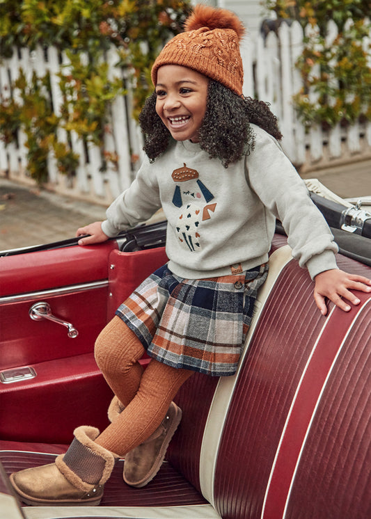 navy Skirt/pant plaid