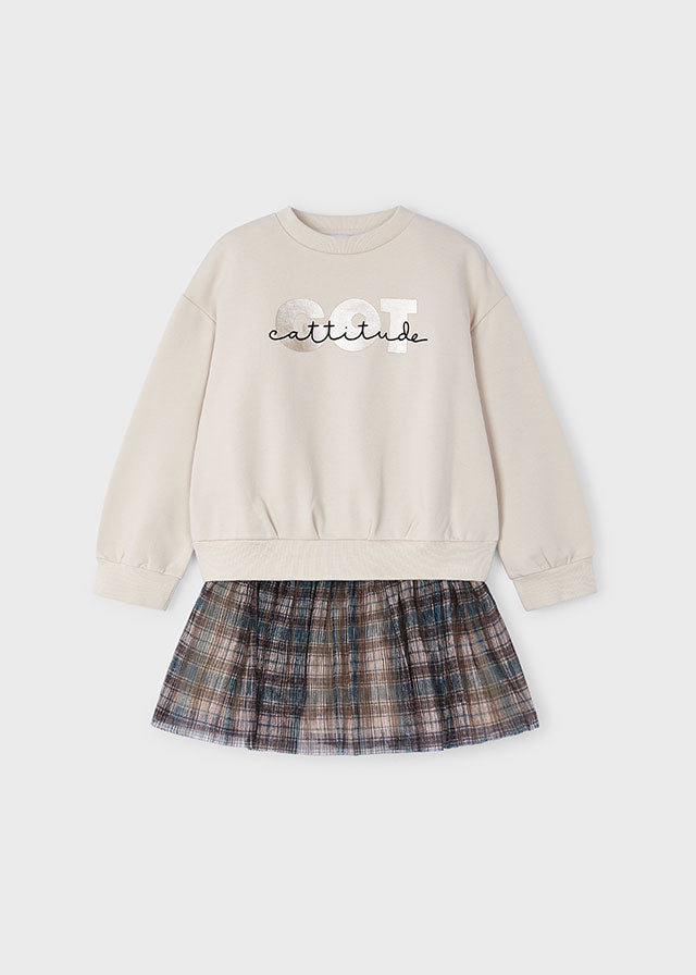 Tulle skirt set mayoral