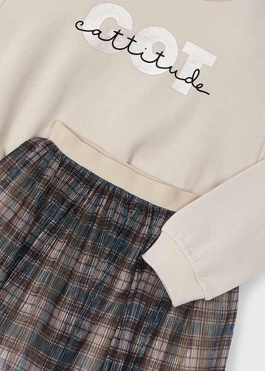 Tulle skirt set mayoral