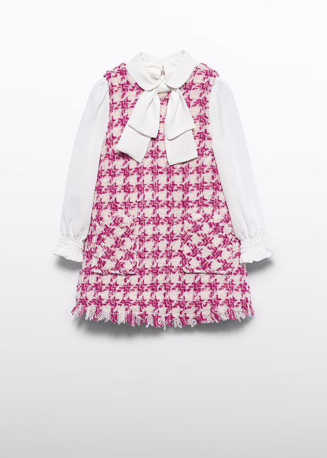 blackcurra pinafore dress