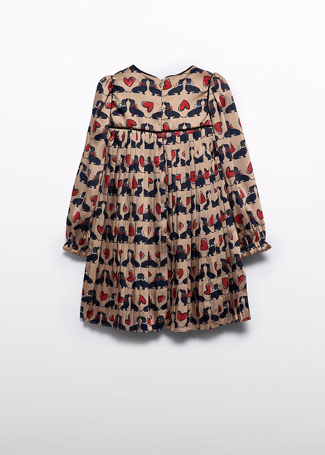 Camel Printed dressed