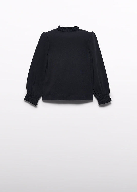 Black Ribbed turtleneck