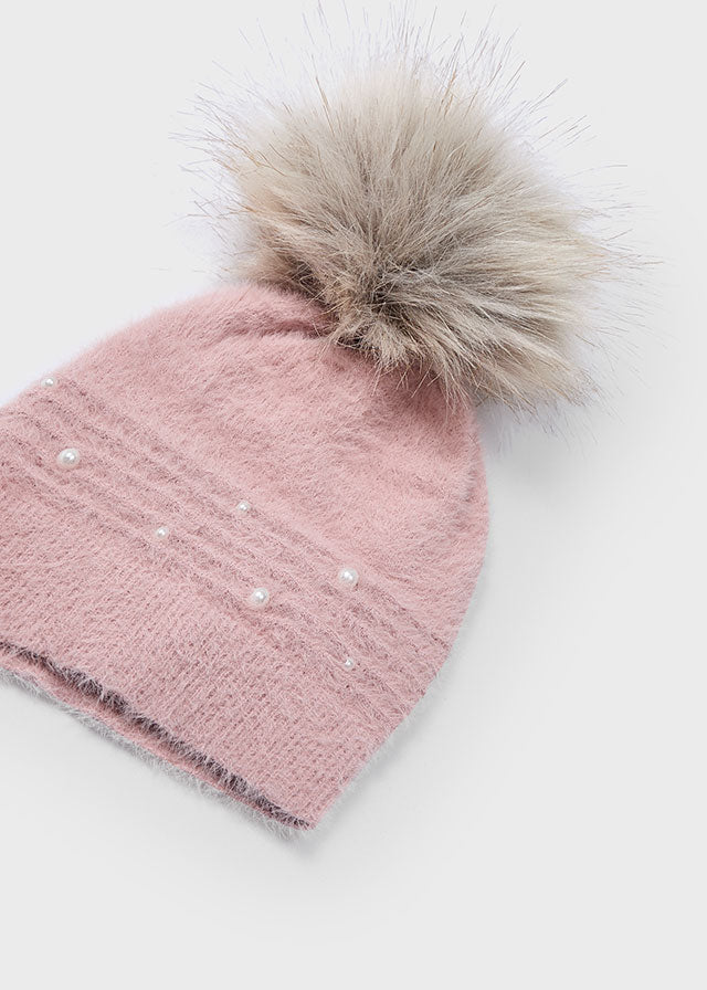 Fur hat & scarf set