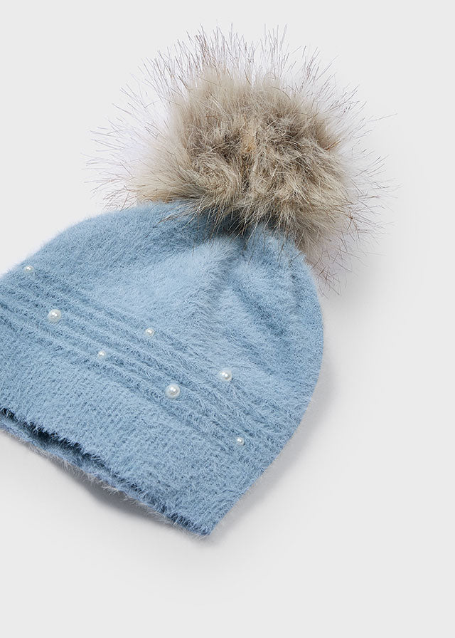 Fur hat & scarf set