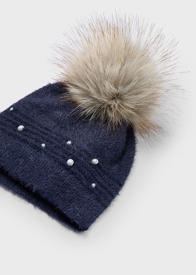 Fur hat & scarf set