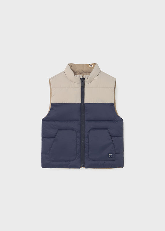 Blue Reversible vest