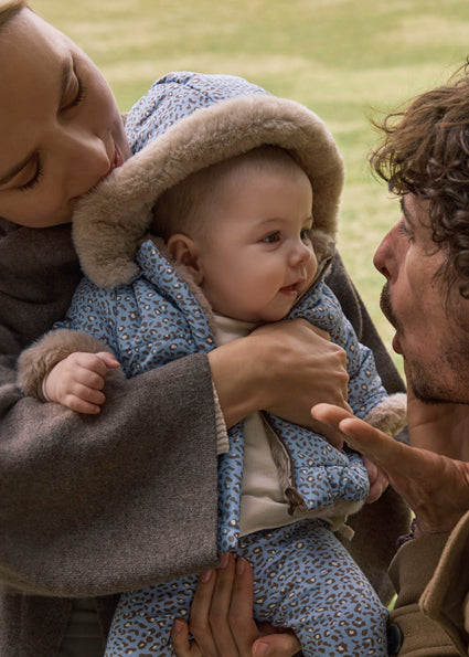 Dream blue reversible coat