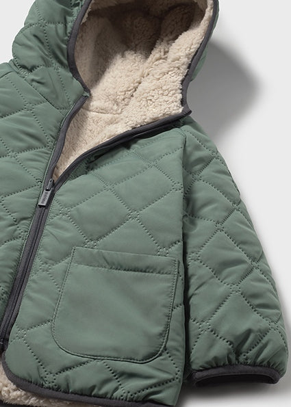 Fir Padded reversible coat