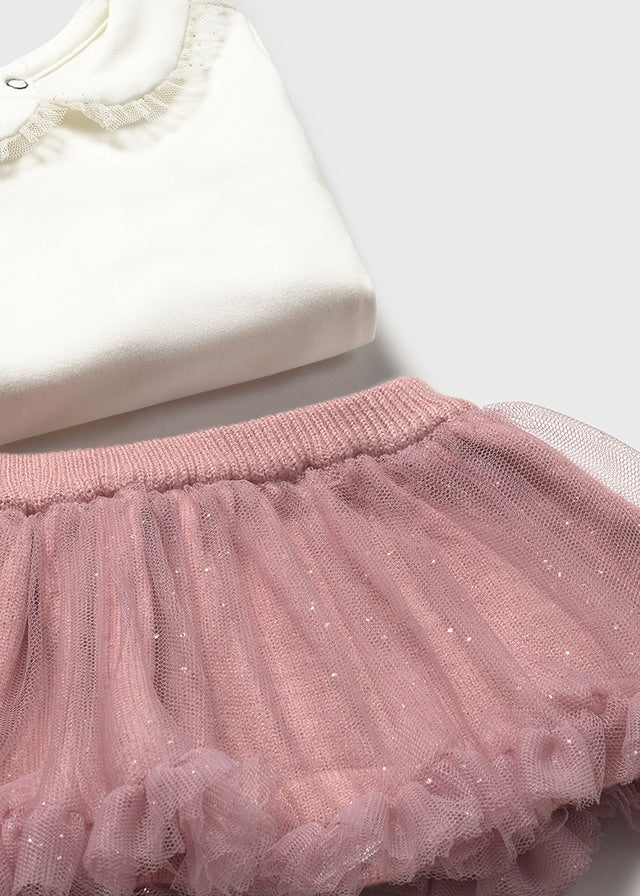 Petal 3 pcs skirt set