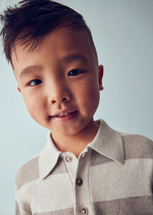 H.Mole L/s knit polo