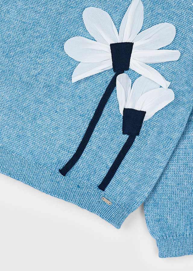 Ocean Flower applique jersey