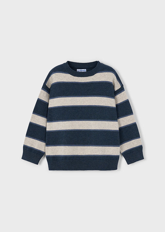 42-Eclipse Bl stripes jumper