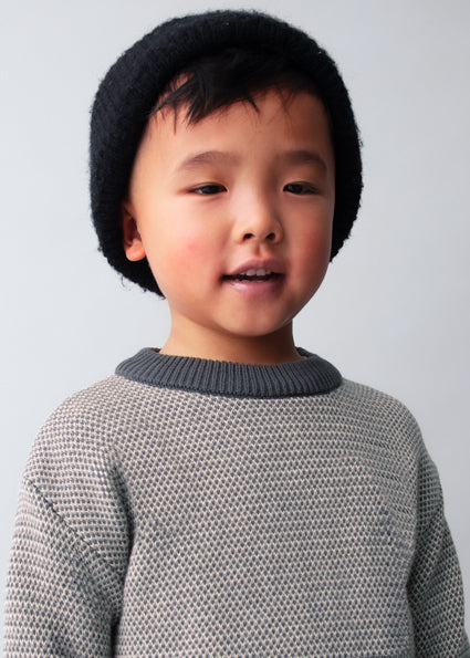 90-Blackboard Textured sweater