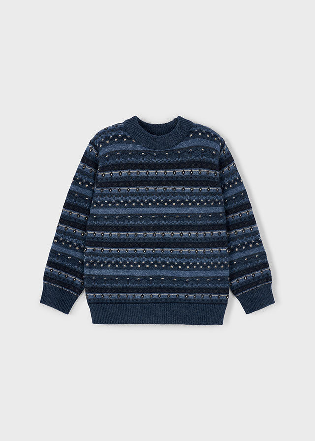 Steel Jacquard jumper