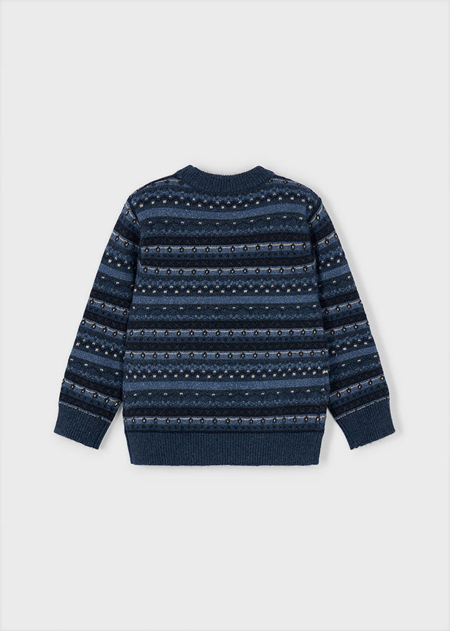 Steel Jacquard jumper