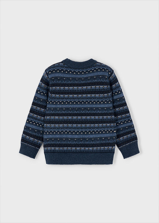 Steel Jacquard jumper