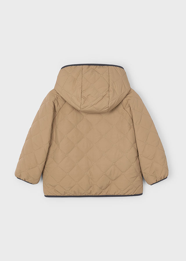 Caramel reversible coat