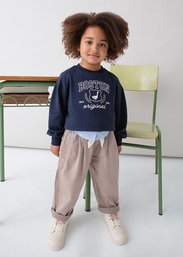 16-Col. Mole paperbag pants