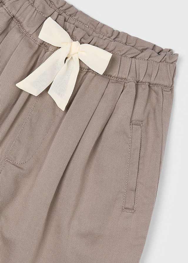 16-Col. Mole paperbag pants