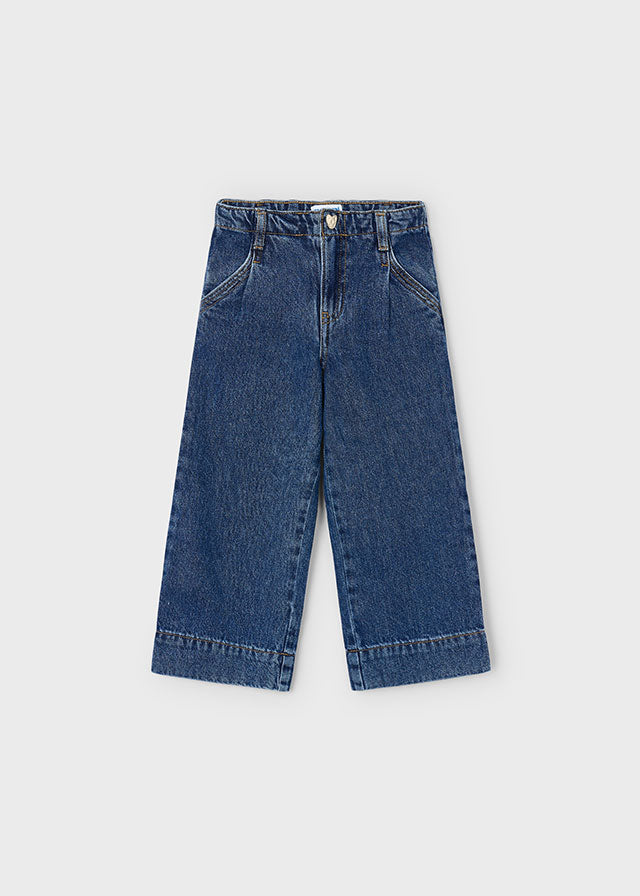 Dark Wide leg denim pants