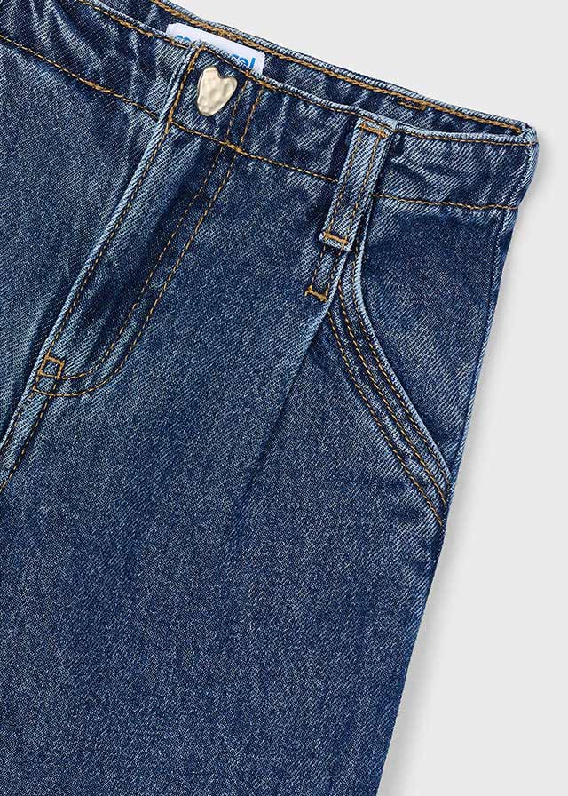 Dark Wide leg denim pants
