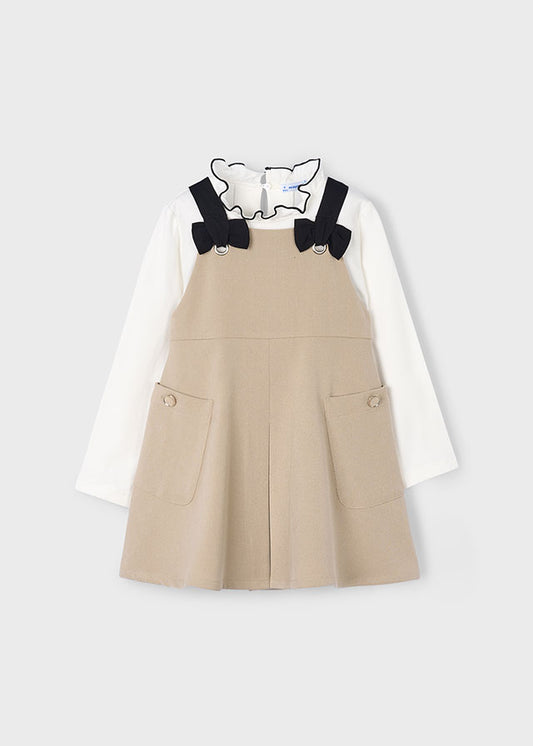 Wood Swan pinafore dress