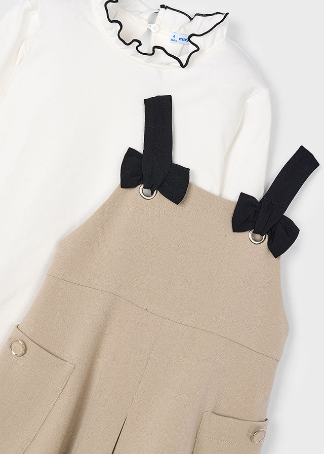 Wood Swan pinafore dress