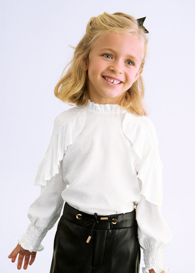 Cream blouse 5615