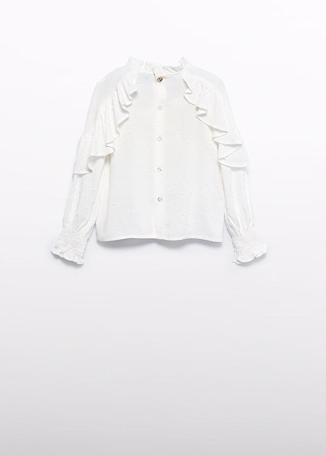 Cream blouse 5615