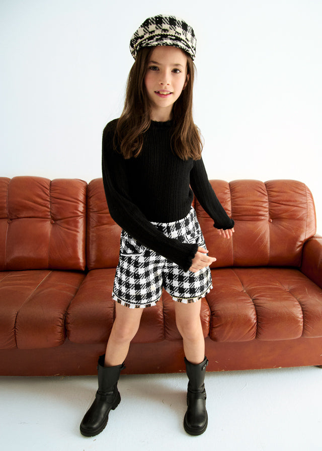 Black Sequins bermuda