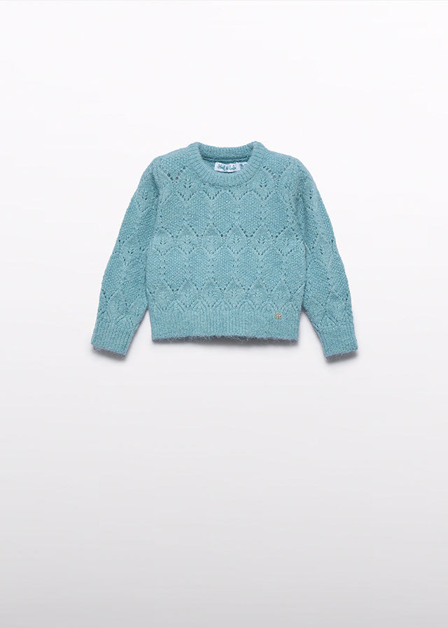 Aqua Knitting sweater