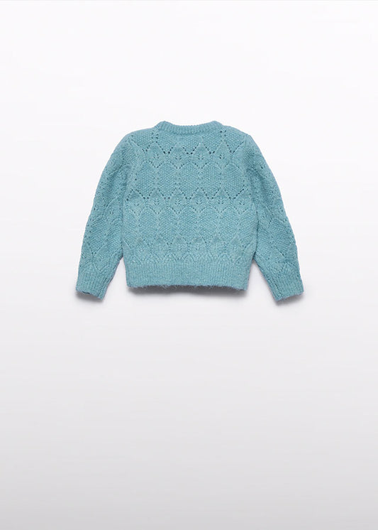 Aqua Knitting sweater