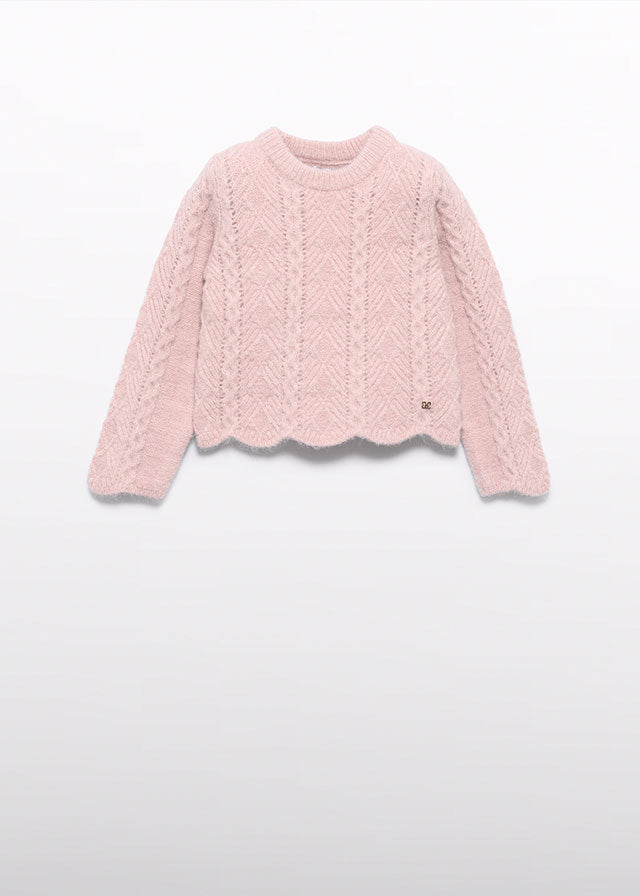 Petal Knitting sweater