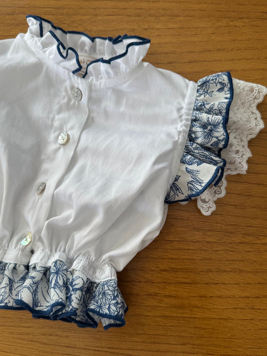 Toile de Jouy blue blouse ja